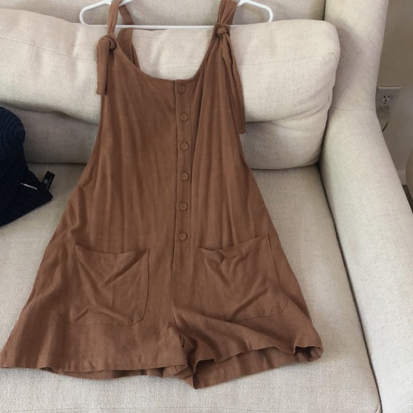 Button Up Romper - Picture 2 of 5